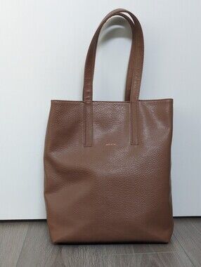 Matt & Nat Saddle Brown Pebbled Vegan Tote